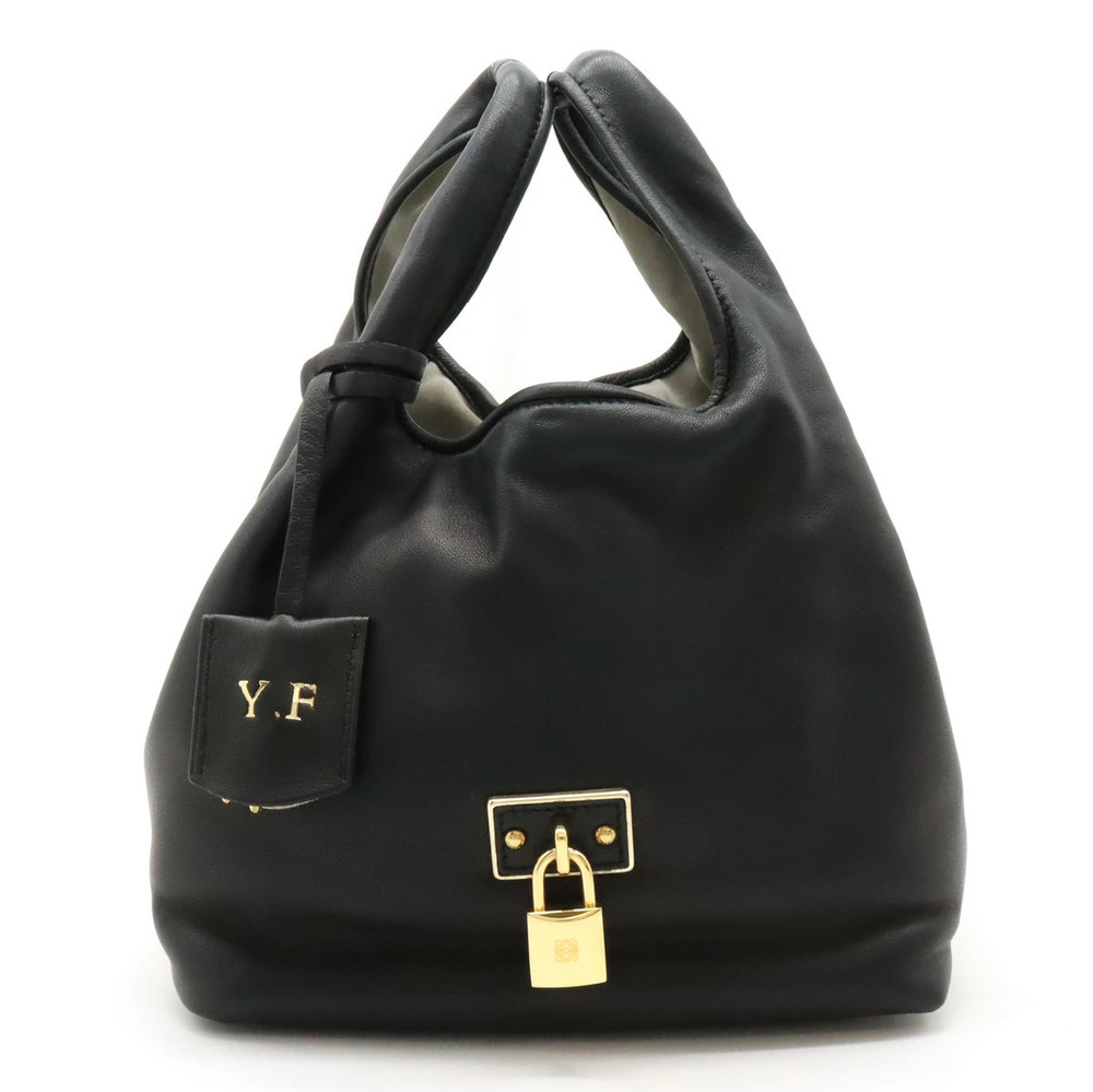 Loewe Calle Handbag Nappa Leather Black